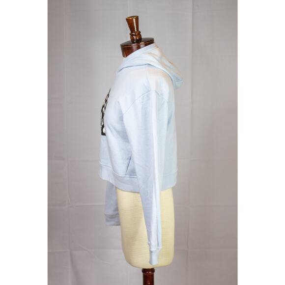 North Face Camp Fleece Pullover Long-Sleeve Crop Hoodie Girls, Blue Sz 14/16 NEW - Picture 6 of 10